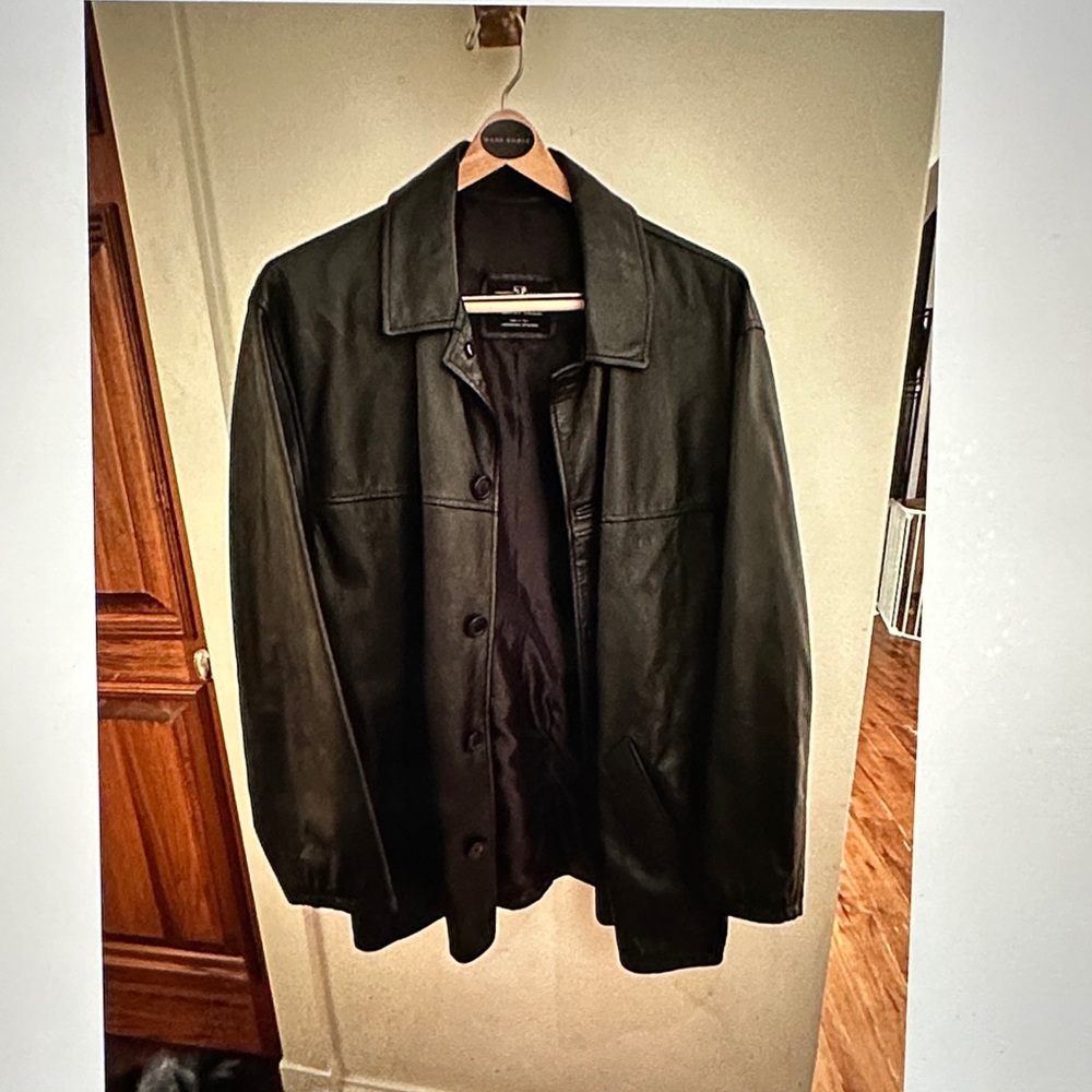 Vera Pelle Classic Black Leather Jacket